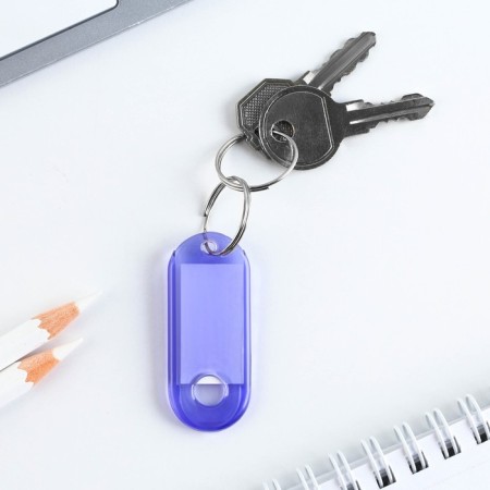 Key keychain, Set "Geometry" 24 pcs, 3.5 x 8 cm-3