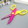 Scissors embossed "Flower", (set 6 pcs) 13 cm