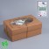 Capcake box, confectionery packaging with a nameplate, 6 cells, “Gift for you”, 23.5 x 16 x 10 cm