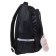 Youth backpack, 40 x 26 x 19 cm, ergonomic back, Hatber Street "Moore-huma" black NRK_90100