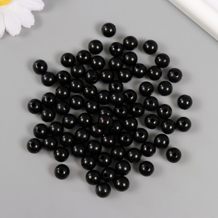 A set of beads "Pearls" d 10 mm, 250 gr, black