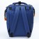Women's backpack with thermal carman, thermal drum - portfolio, blue color