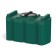 Rectangular capacity, series R, 200 l, green color