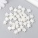 Beads for creativity plastic "Pearls with patterns" set 40 pcs 0.4x1.2x1.2 cm