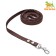 Leather leather single -layer long, 2 m x 1.6 cm, brown