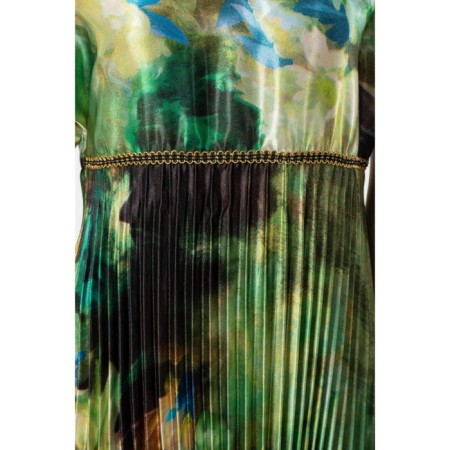 Women's dress, size 44, green color-8
