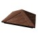 PPK cap to a collection column, 2 × 2 bricks, 53.5 × 53.5 × 4.3 cm, brown, “flexible tile”