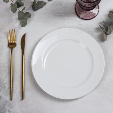 Porcelain dessert plate Bistro, d = 22.1 cm, white color