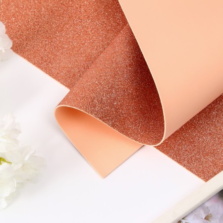 Foamiran glitter 2 mm, 50x50 cm, powder