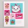 Notebook in a cage 12 sheets, 5 types of mix, cover coated cardboard, cats aristocrats