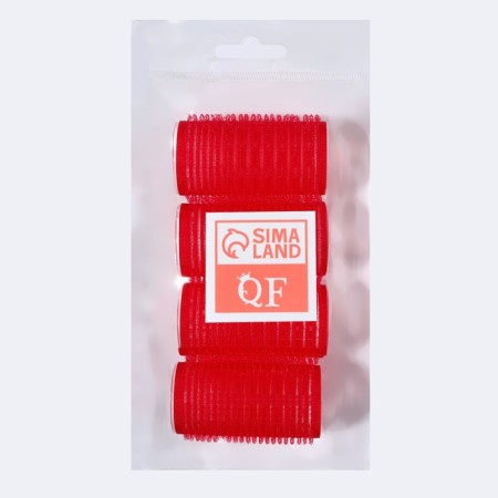 Velcro curlers, d = 3 cm, 6 cm, 4 pcs, color mix-4