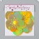 Stick Paper "Flower. Golden holography" set 6 pcs 13x12.3x0.6 cm