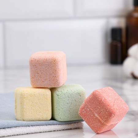 A set of bath bombs "Citrus Fresh" lemon, lime, orange, Grapefruit "Dobroparov"-1