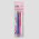 Pencil for fabric with a brush, 3 pcs, white, pink, blue color
