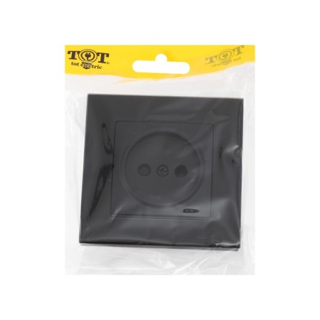 Single Tot Glossy Glass, 10 A, hidden, without salary, glass, black-4
