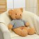 Soft toy "Bear", in a knitted sweater, 75 cm, color gray color