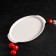 Porcelain dish for baking Magistro "Blanche", 23 × 15 × 2 cm, white color
