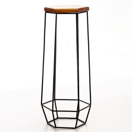 66-410 Standing for flowers 66-410 with wood 29x29x75 cm