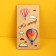 An envelope for money with a wooden element "For a dream!" Balloons, 16x8 cm