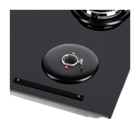 Hlect surface Maunfeld EGHG.64.63CB/G, gas, 4 burners, black-3