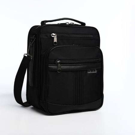 Male bag, black color