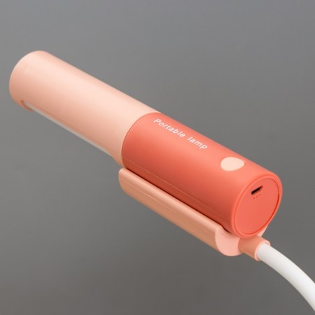 Lancer table lamp LED 3.5W USB AKB Red-pink 11x15x45 cm Risalux-10