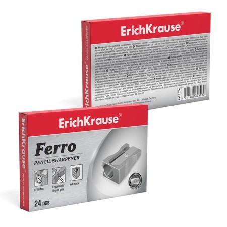 Zapochilok 1 hole Erichkrause Ferro, aluminum, hole with a diameter of 8 mm, gray-2