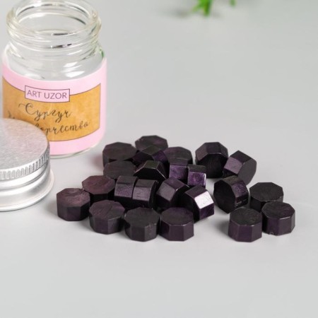 Surgut in granules in the jar of "octagonal" ash-violet 9 g 4.5x3x33 cm-1