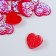Decor for creativity Plastic "Heart" holography red set 20 pcs 1.6x1.6 cm