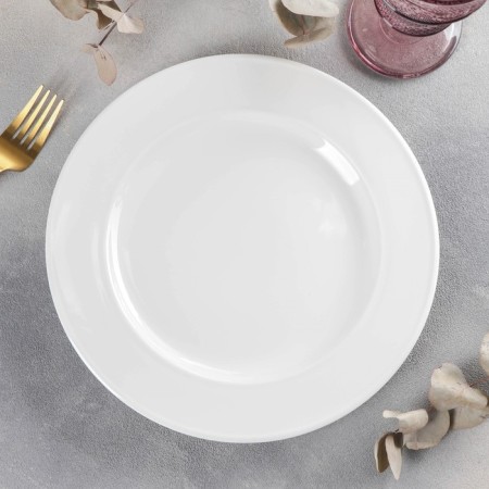 Porcelain dining Porcelain Wilmax England, D = 25.5 cm, white color