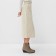 Women's skirt Minaku: Velvet Collection Milk color, river 48