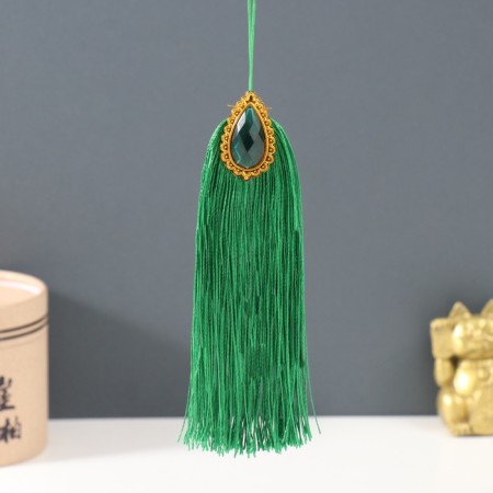 Textile suspension, plastic "pendant east" green 1x4x15 cm