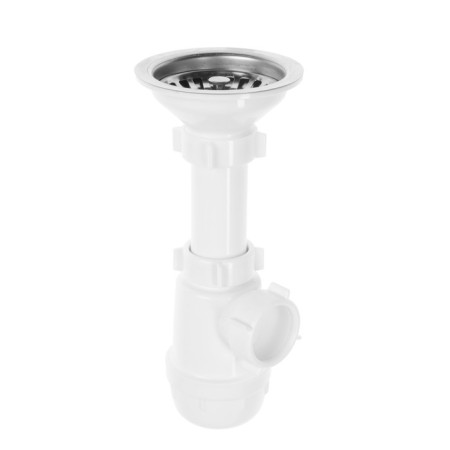 Siphon for sipi "Ani Plast" Grotto a0150, 3 1/2 "x40 mm, with a stainless grill d = 115 mm