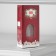 LED figure "Red Lantern with candles" 5.5 × 13 × 5.5 cm, plastic, batteries AG13x3, glow warm white