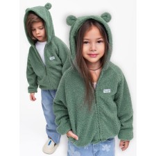 Кофта детская Amarobaby Bear, рост 110 см, цвет зелёный