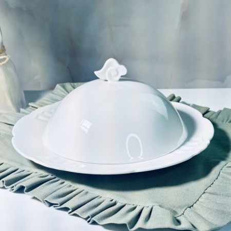 Dish with the lenardi resto lid, d = 30.5 cm