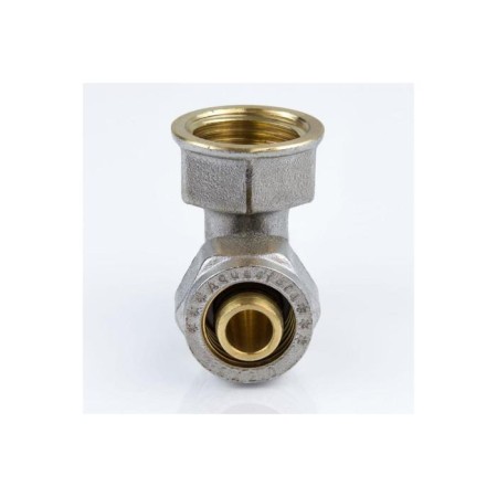 Aquasfera square 7007-07, compressive, 32 mm x 1 "x 90 °, internal thread, brass-2
