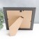Photo frame Plastic "Mira" 20x20 cm silver (plastic screen)