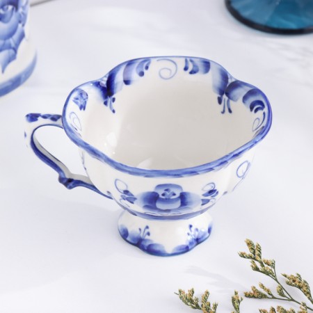 Tea couple "Yana", Gzhel-4