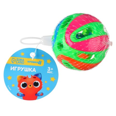 Rattle "Bright ball", color mix, crush me-7