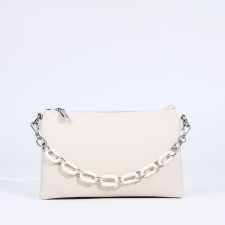 Bag Cross-Bodi with a zipper, dairy color