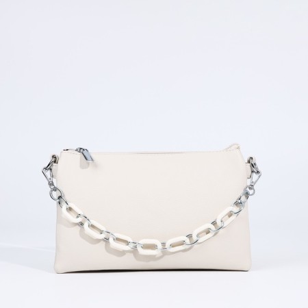 Bag Cross-Bodi with a zipper, dairy color