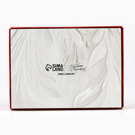 Folding box under 6 sweets “Snow Tale”, 13.5 x 9.8 x 3.8 cm, New Year-3