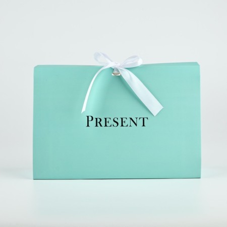 Folding box for flowers with a window Pressent, Tiffany, 16 x 27 x 9 cm-2