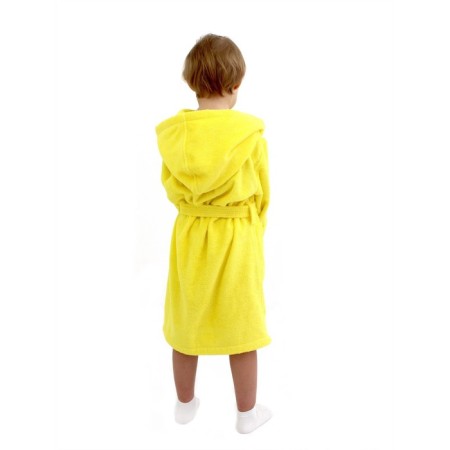 Children's robe, height 122 cm, yellow color-3