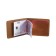Z-933-40 purse with a clip of Z-933, brown Pull-AP-40