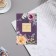 Postcard "Happy Birthday!" glitter, lilac background