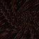 Powl strip 150x200cm, hot chocolate, Velsoft 270g/m, PE100%