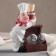 Set for spices on the stand "Cook", 3 items: Solonka 50 ml, list of 50 ml, stand, form mix