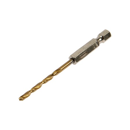 Tundra metal drill, HSS-tin, hexagonal shank, 3 x 46 mm
